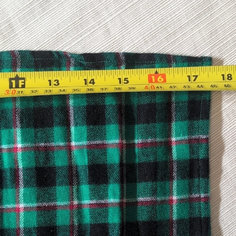 Lands' End Holiday Flannel Dog Scarf